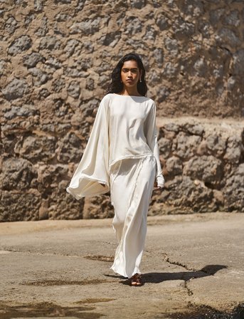 Twist & Tango Joelle Maxi Skirt - Cream - 38