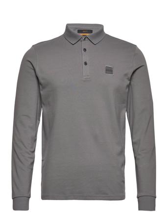Passerby Polos Long-sleeved Grå BOSS