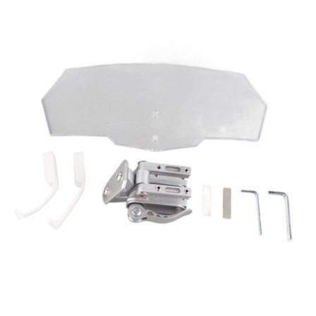 Universell Motorcykel Vindruta Klar Transparent Släta Kanter Vindavvisare