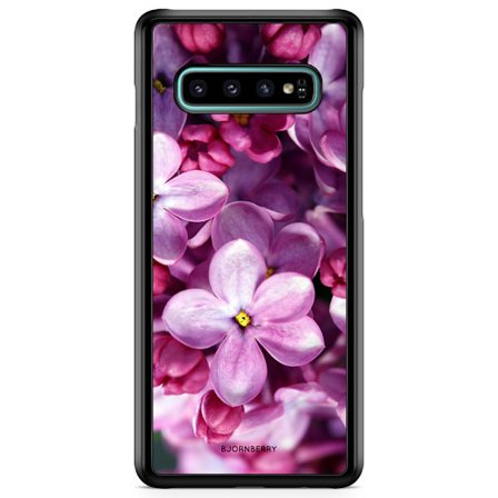 Bjornberry Skal Samsung Galaxy S10 - Lila Vårblommor