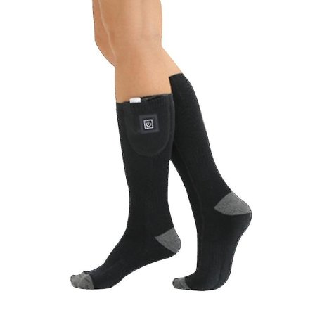 Termostatuppvärmda strumpor Elektriska värmestrumpor Långa rör Varma elektriska värmestrumpor