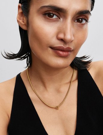 Pandora Letter C 14K Gold-Plated Charm - Gold - ONE SIZE