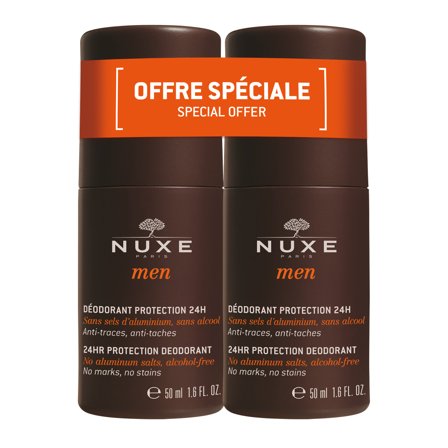 Nuxe Men Duo Deodorante Uomo Protezione 24 Ore 2x50ml - Deodoranti
