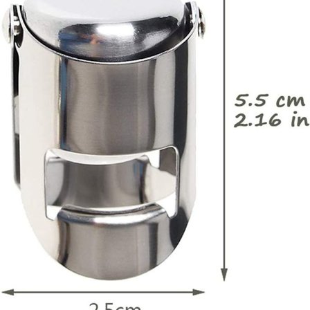 Champagnepropp, champagnepropp i rostfritt stål