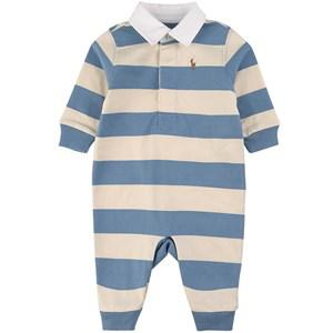 Kids - Ralph Lauren Striped One-piece Blue 9 Months - All in ones - 9 months - Blue