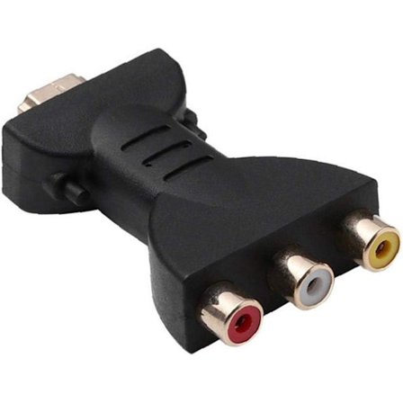 HDMI till 3 RCA bärbar HDMI-adapter AV röd vit gul HDMI AV C