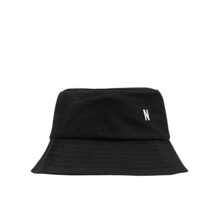 Norse Projects, Twill N80-0101 hat Zwart, unisex, Maat:ONE Size