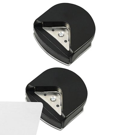 4R Premium hörn rundare hålslag 4 mm svart papperskort Foto ter one size