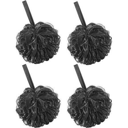 Badesvamp for dusj, 4-pak Loofah kroppsskrubb børste 60g/PCS, Loofah svamp for myk og komfortabel hud...