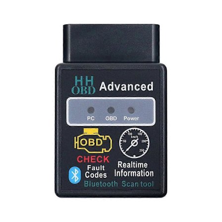 Elm327 V2.1 Obd 2 Obd-ii Bil Auto Bluetooth Diagnostiskt Gränssnitt Scanner Android Fg