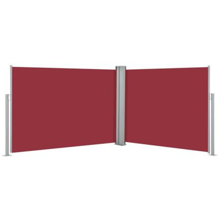Vidaxl Infällbar Sidomarkis Röd 120x1000 Cm Röd