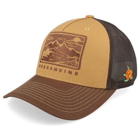 SQRTN - Brown - trucker - Cap - Nordanvind Cap Brown/Black A-Frame Trucker - Hatstore