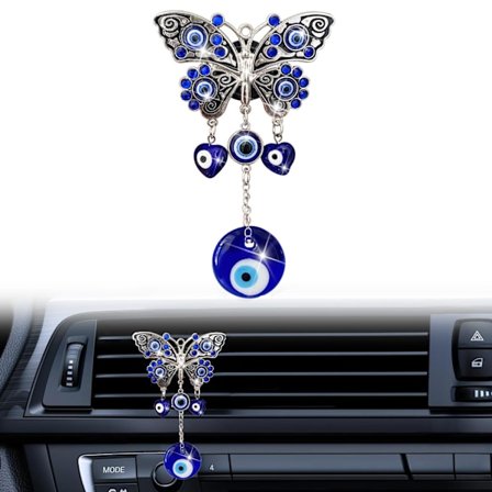 2 st Bling Butterfly Car Clip Decor Interior, Söt Bil Luftfräschare Vent Clip, Bil Luftfräschare Vent Clips Dekorativa (1 st Butterfly)