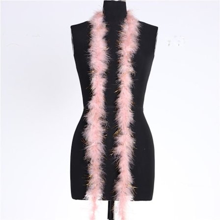 2M Fjær Fjær Boa Strip ROSA