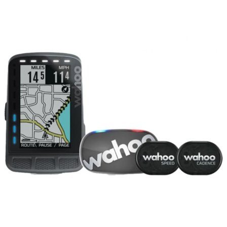 Wahoo Fitness Elemnt Roam Bundle - tickr G Satellite navigation Black OneSize