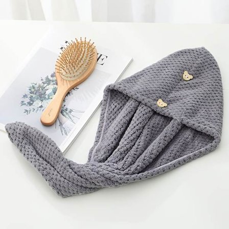 1 stk. Hurtigtørrende mikrofiber turban til kvinder