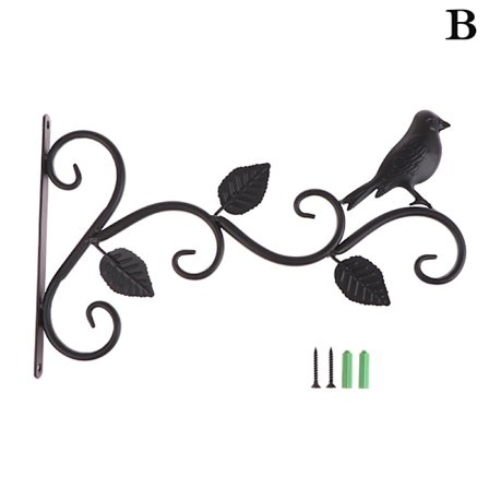 1 stk metall hengende kurv kroker med skruer blomsterkurv