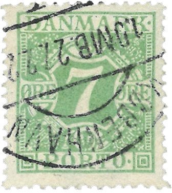 Danmark - AFA PO17 - Stemplet