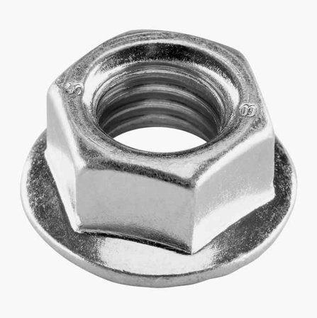 Flänsmutter tandad M10 10 st.