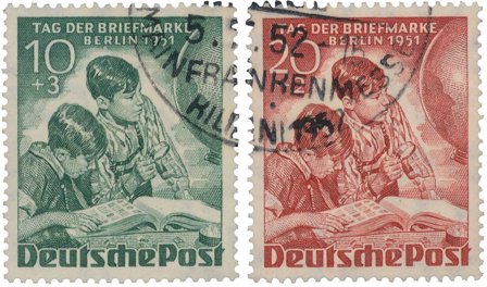 Berlin 1951 - MICHEL 80-81 - Stemplet