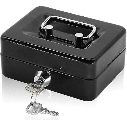 Kontantboks med nøkkellås
