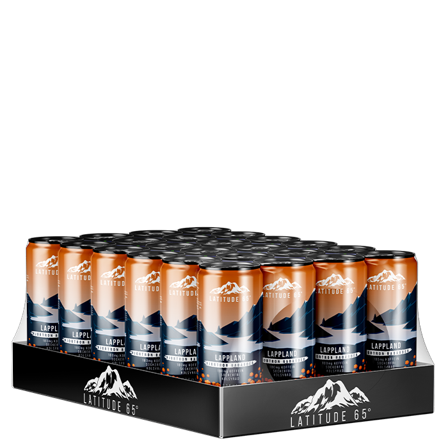24 x Latitude 65 Energiajuoma 330 ml