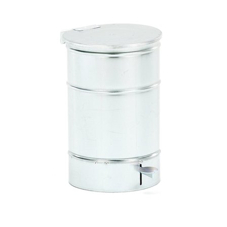 Avfallsbeholder, 30 l, galvanisert