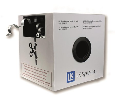 LK Systems 1881862 Metallklammer 25 mm, Installation