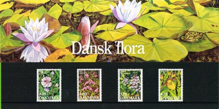 Danmark 1990 - Dansk Flora - AFA souvenirmappe 3