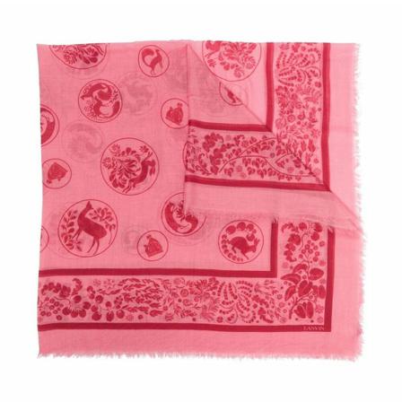 Lanvin Scarves , Roze , Dames , Maat: ONE Size Sjaals