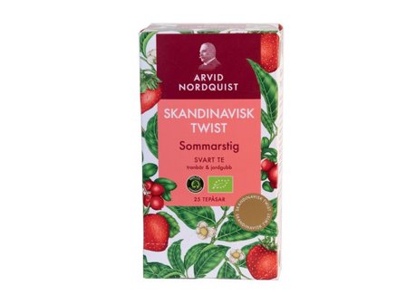 ARVID NORDQUIST Te Sommarstig svart 25/fp - Lyreco - Kök och servering - Kaffe och te - Te