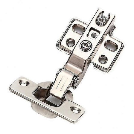 4x-45 Graders Möbelskåpsgångjärn Garderob Skåp Fjädergångjärn