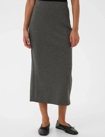 InWear Aidaiw Melange Skirt - Grey - M