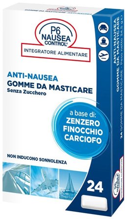 P6 Nausea Control 24 Gomme Da Masticare