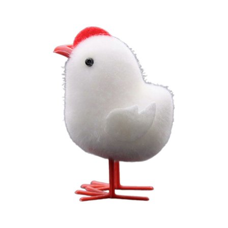 Leke Kylling Søt Håndlaget Kylling Påske Skrivebord Dekorasjoner Dyr Foto Figur for Skrivebord Bord Dekorasjoner[D]