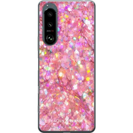 Yhteensopiva Puhelinkuori Sony Sony Xperia 5 III Cactus and Friends – PinkGlitter
