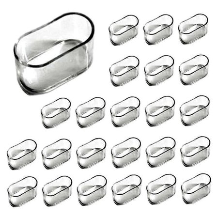 30 kpl Tuolin jalan suojuksia, soikeat silikoniset huonekalujen jalkojen pehmusteet pöydän suojukset lattian naarmuilta