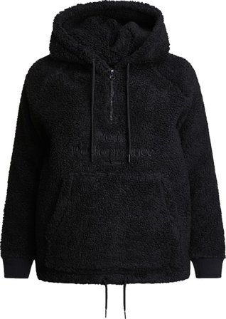 Peak Performance Women's Original Pile Half Zip Hood Women Mid layer tops Black M
