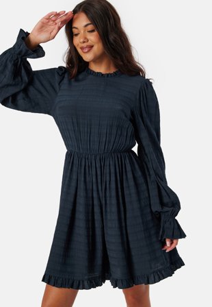 BUBBLEROOM Viscose Frill Dress Klær