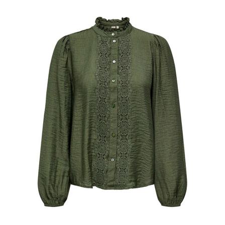 Only Shirt , Groen , Dames , Maat: M