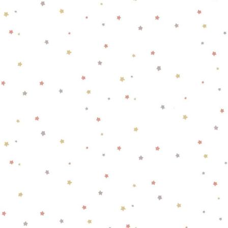 Noordwand Tapet Mondo Baby Little Stars Rosa Och Vit Flerfärgsdesign