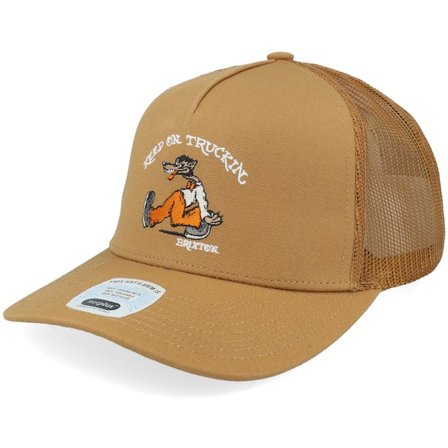 Brixton - Beige trucker Cap - Stride C Np Hat Washed Copper A-Frame Trucker @ Hatstore