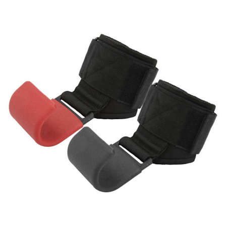 Tyngdlyftskrok Handgrepp Stålkrok Heavy Duty Lifting Grip Anti Slip Pull-ups Krokar Power Lifting Handskar för gym
