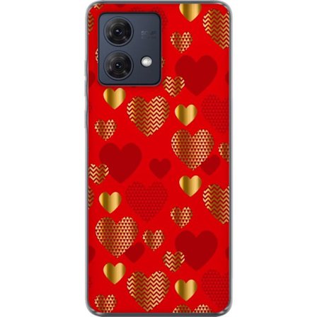 Kompatibel Mobilcover til Motorola Motorola Moto G84 GoldenHearts