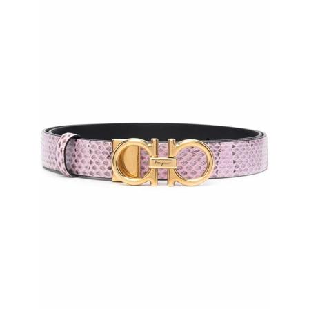 Salvatore Ferragamo, Belts Zwart, Dames, Maat:75 CM