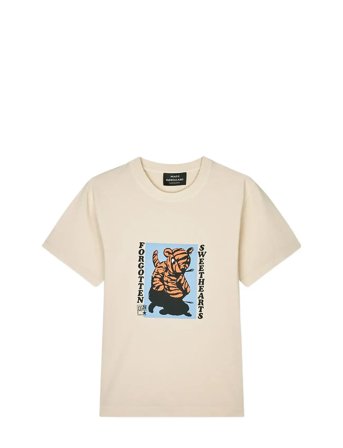 Mads Nørgaard Cotton Jersey Sweathart Frode Tee - Cream - XL