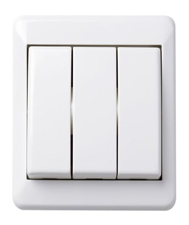 Elko EKO07610 Strömbrytare renvit, skruvanslutning, IP21 3x1-polig, Strömbrytare & vägguttag