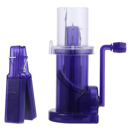 Et sæt DIY manuel flettemaskine spolevæveværktøjer til håndværksarmbånd vises på billedet.