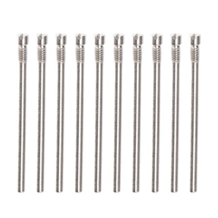 10 st Klockarmbands Skruv Rör Stål Professionell Hållbar Lättviktig Klockarmband Skruv Länk Stift 0.7 X 0.04 Tum M0.05 Tum