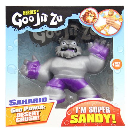 Heroes Sahario Goo Jit Zu Super Sandy Stretchy Figure Toy Goo-muunnoksella [HK]